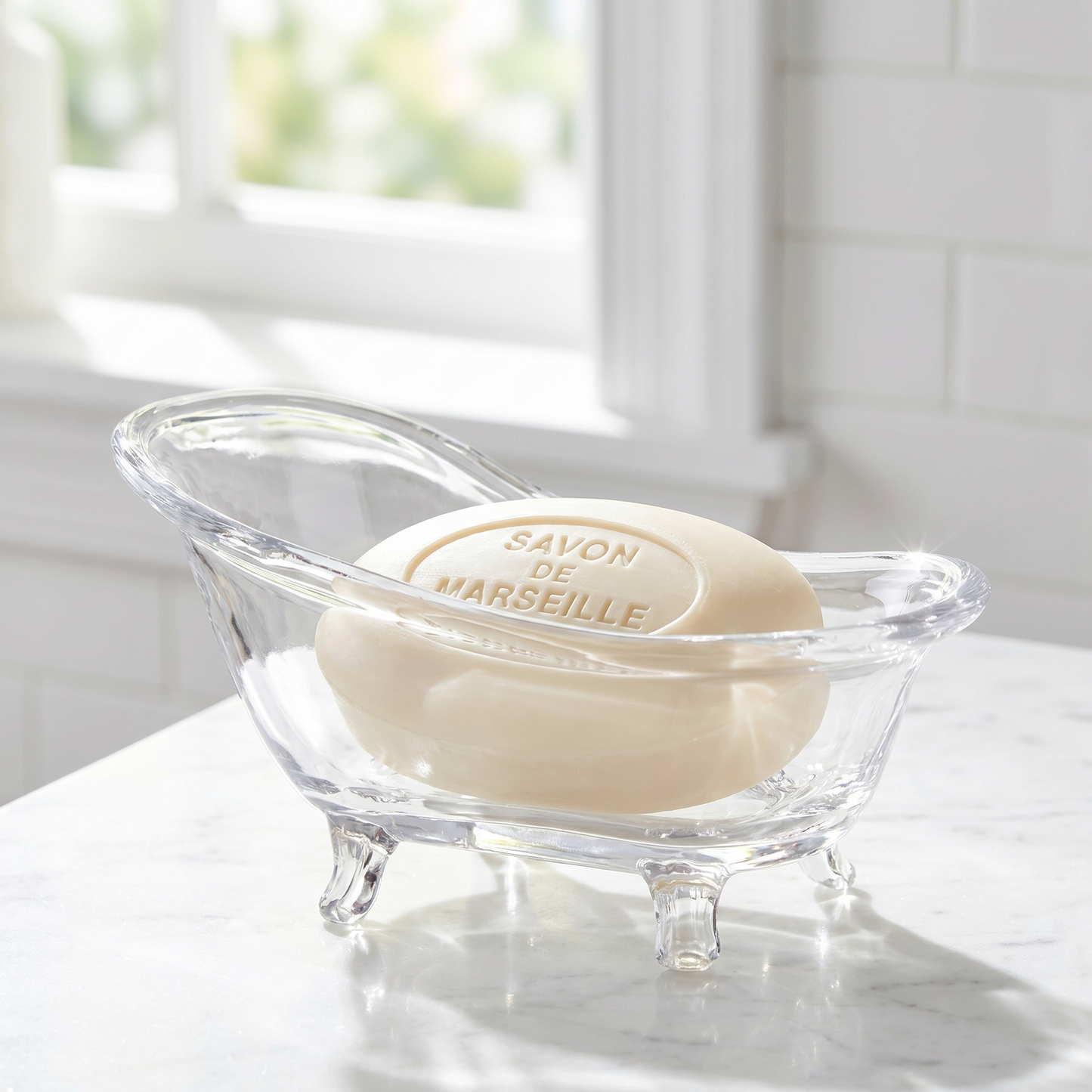 Clear Bathtub Soap Dish