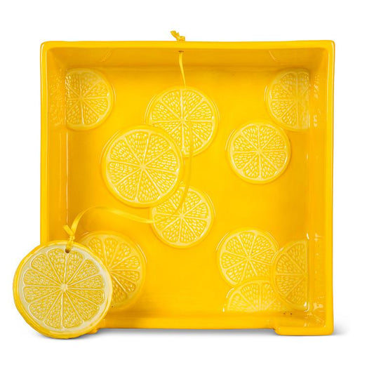 Square Lemon Slice Napkin Holder