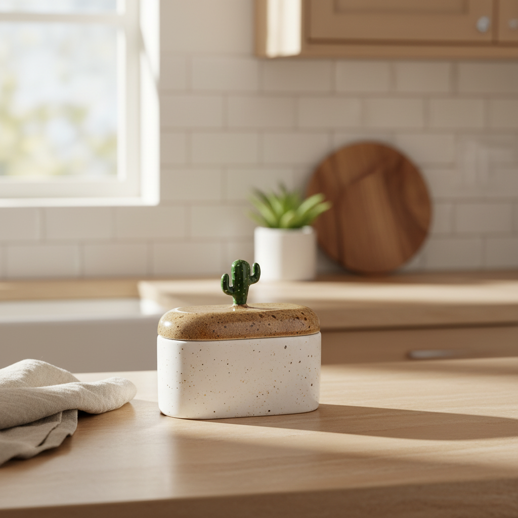 Oval Ceramic Canister