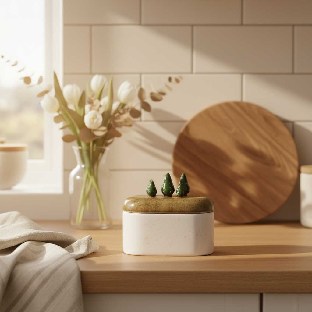 Oval Ceramic Canister