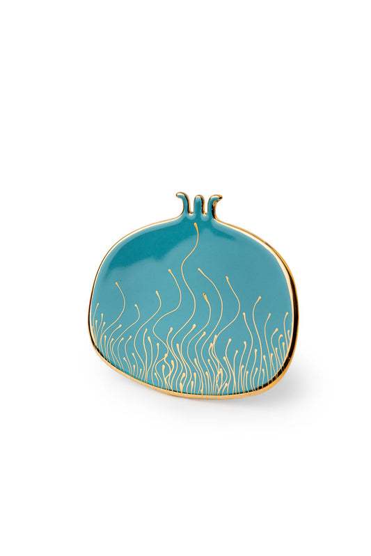 Light Turquoise Pomegranate Plate