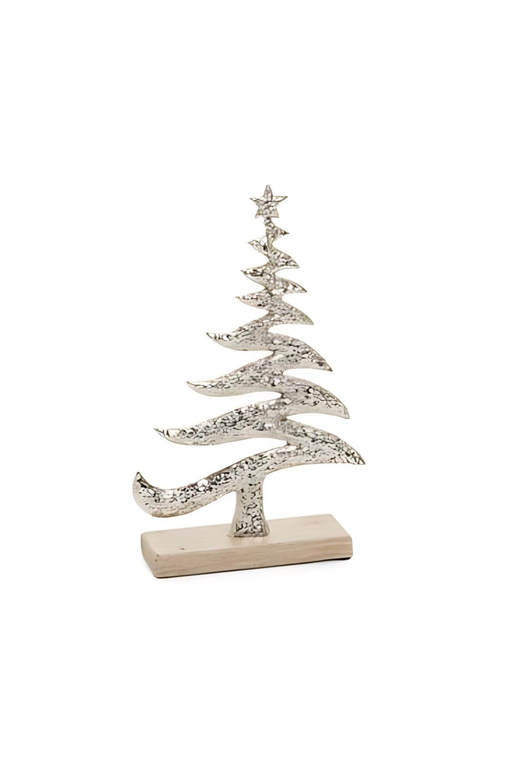 Silver Christmas Tree Decor