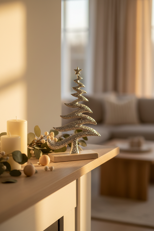 Silver Christmas Tree Decor