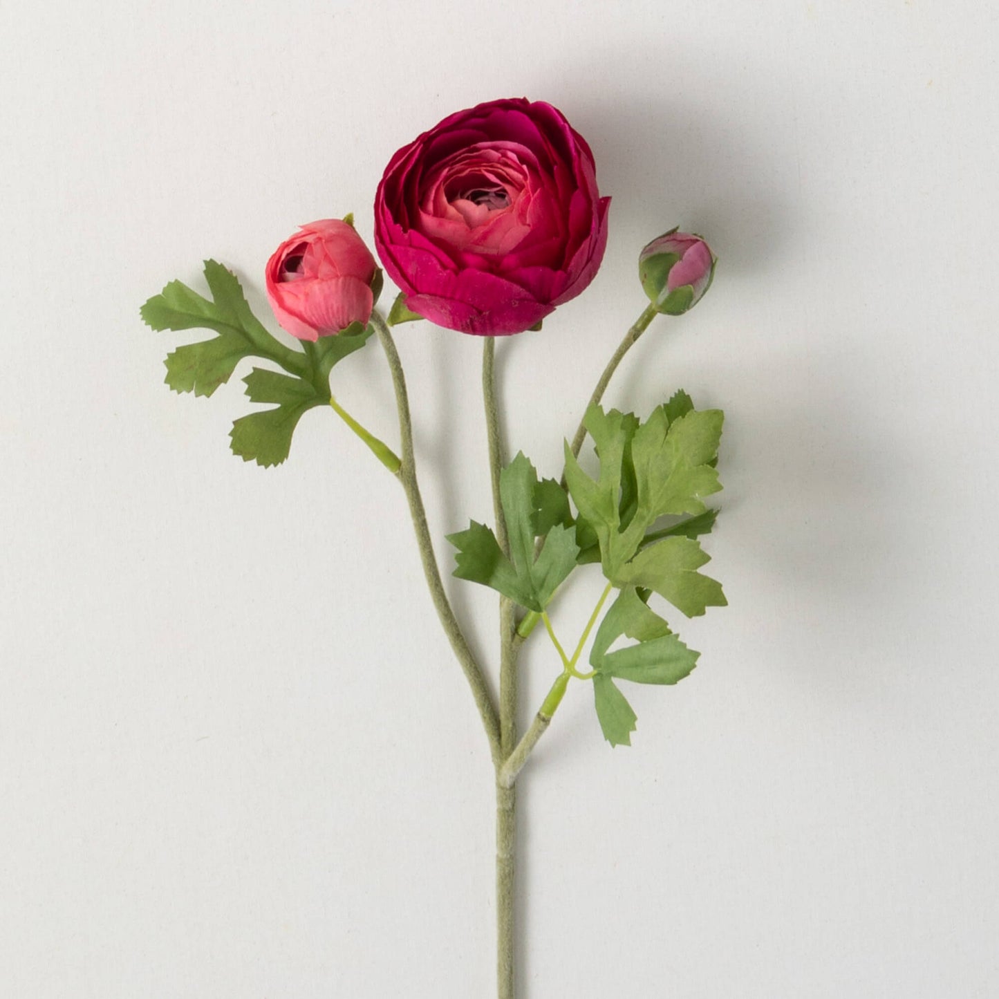 Artificial Pink Ranunculus Stem