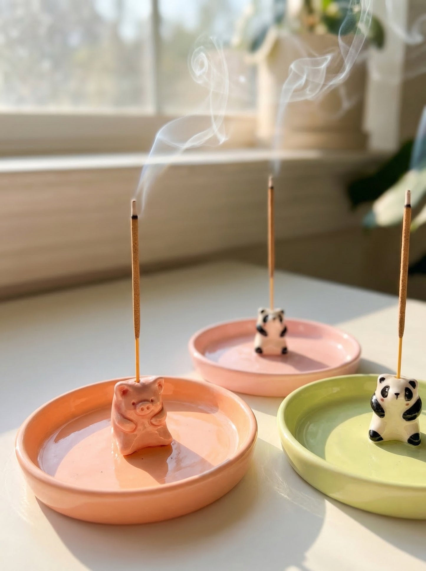 Ceramic Animal Incense Holder