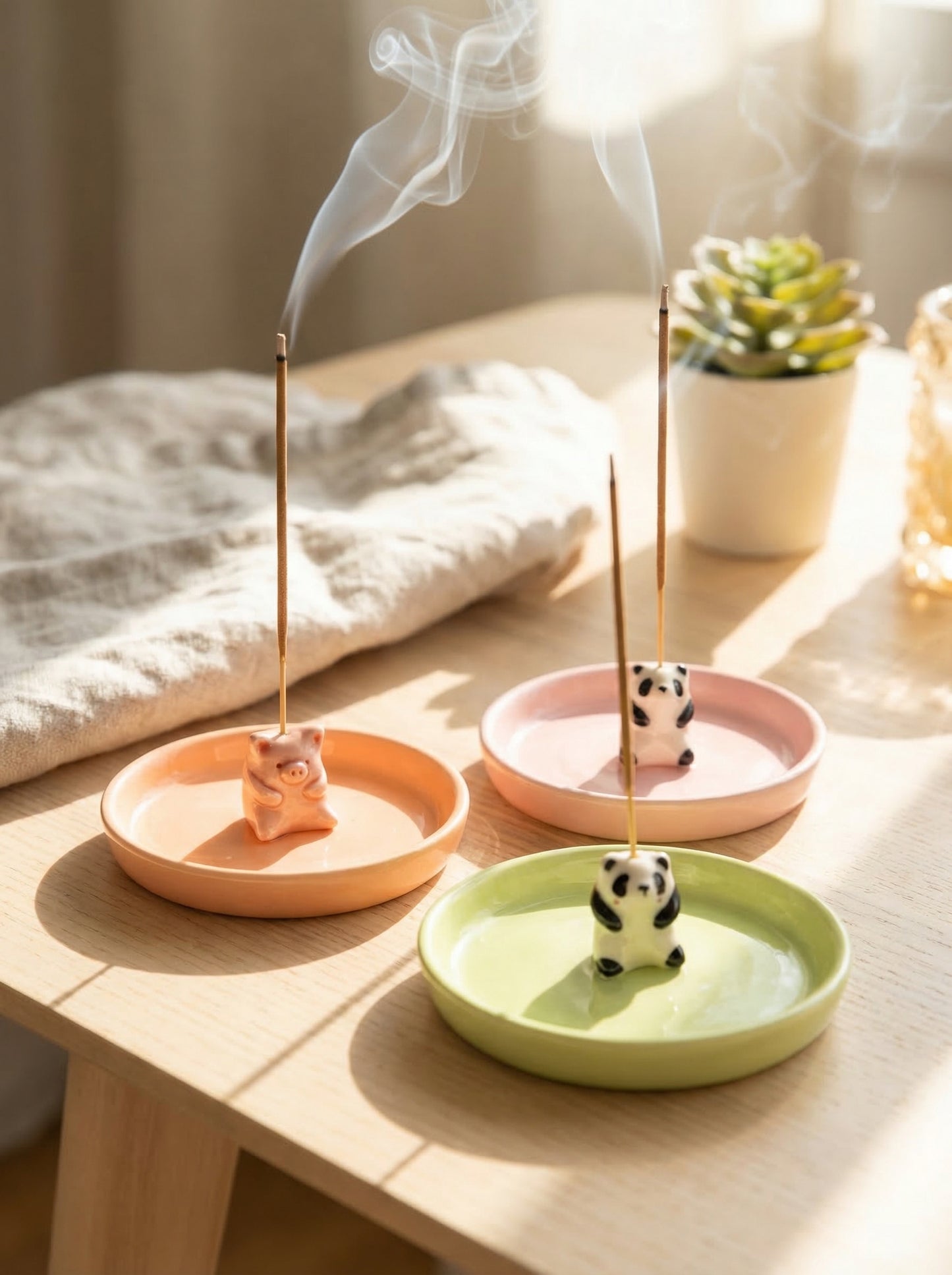 Ceramic Animal Incense Holder