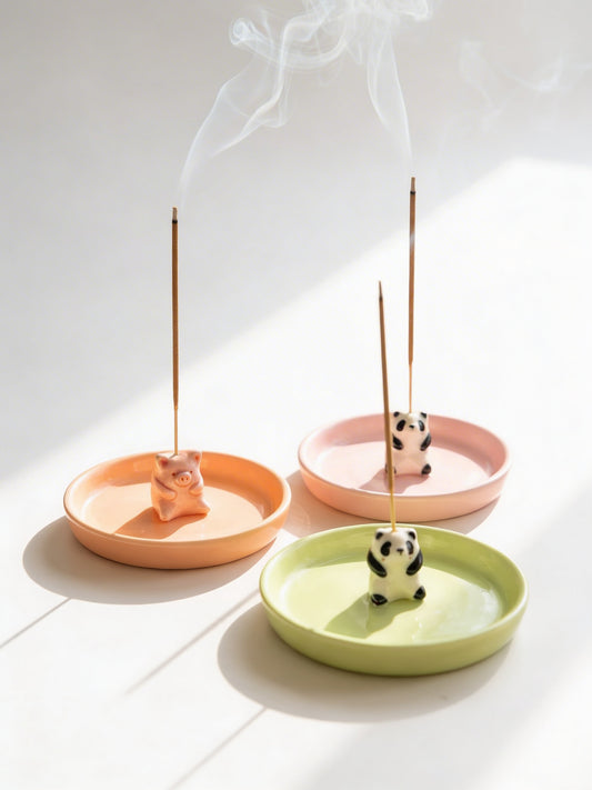 Ceramic Animal Incense Holder