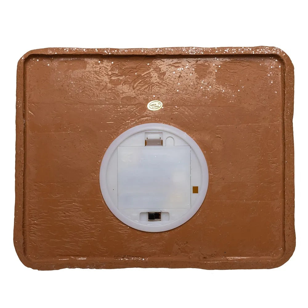 Gingerbread House with Santa Table Piece