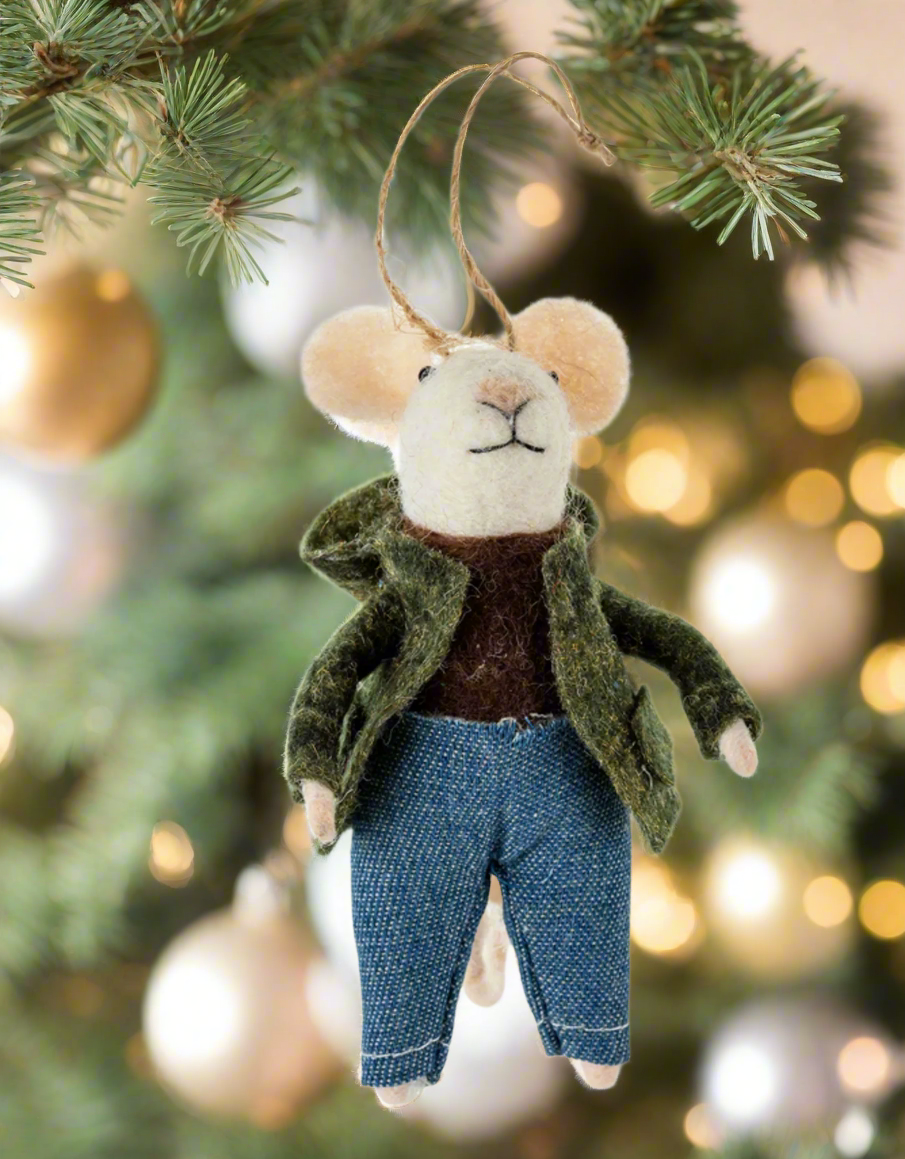 Off-Duty Oscar Mouse Ornament