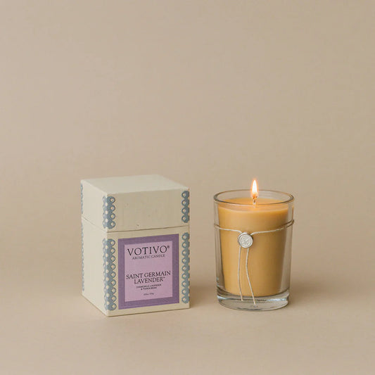 Votivo Saint Germain Lavender 6.8 oz. Aromatic Candle