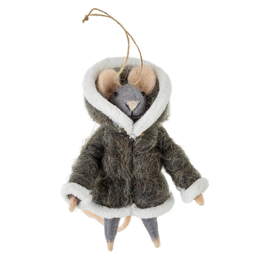 Large Jacket Mouse Ornament