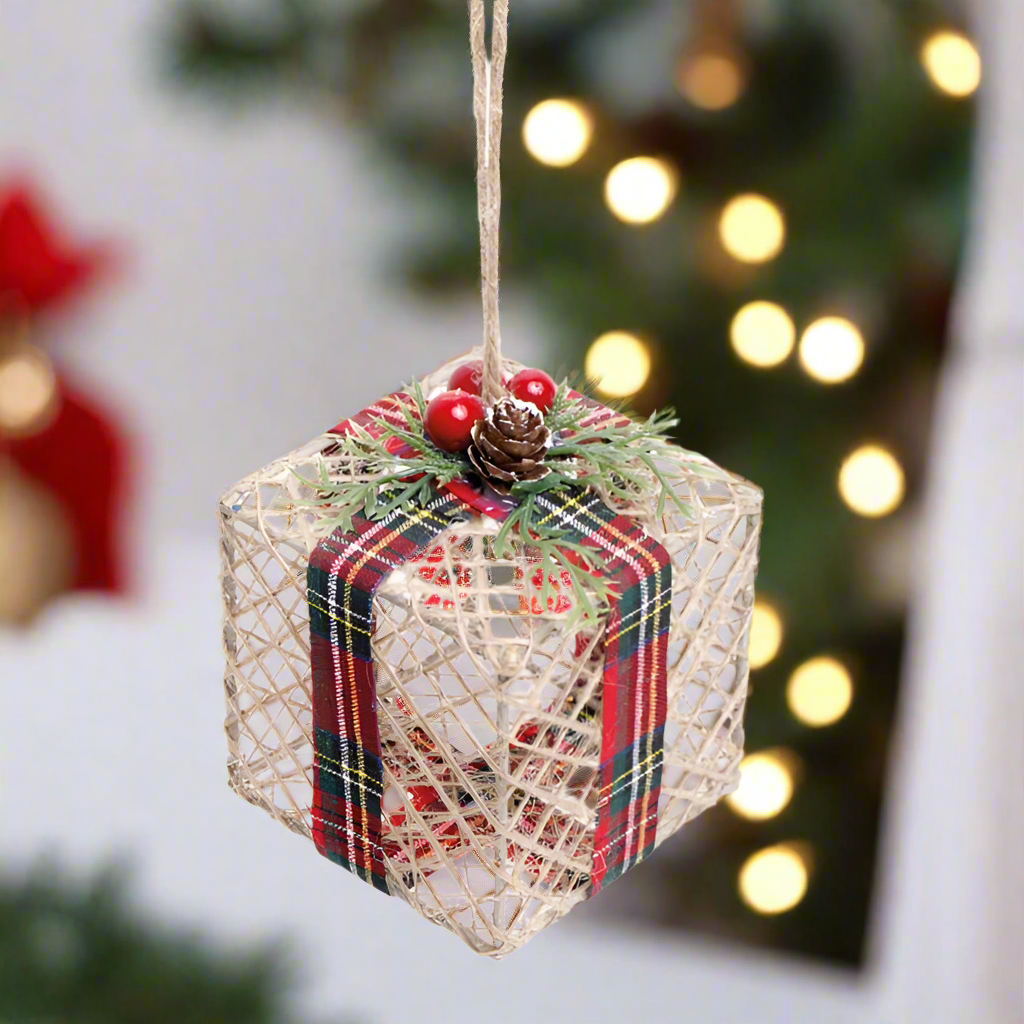 Gift Box Hanging Ornament