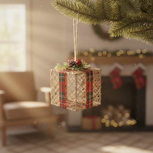 Gift Box Hanging Ornament