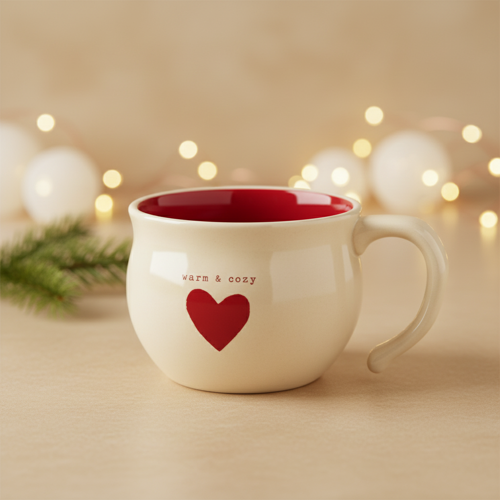 Warm And Cozy Heart Soup Bowl