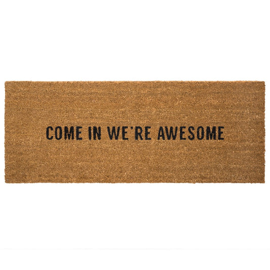 WE ARE AWESOME DOOR MAT