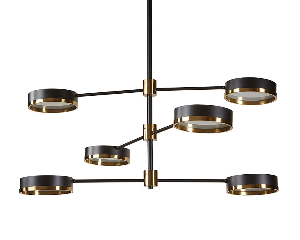 Black And Gold Chandelier