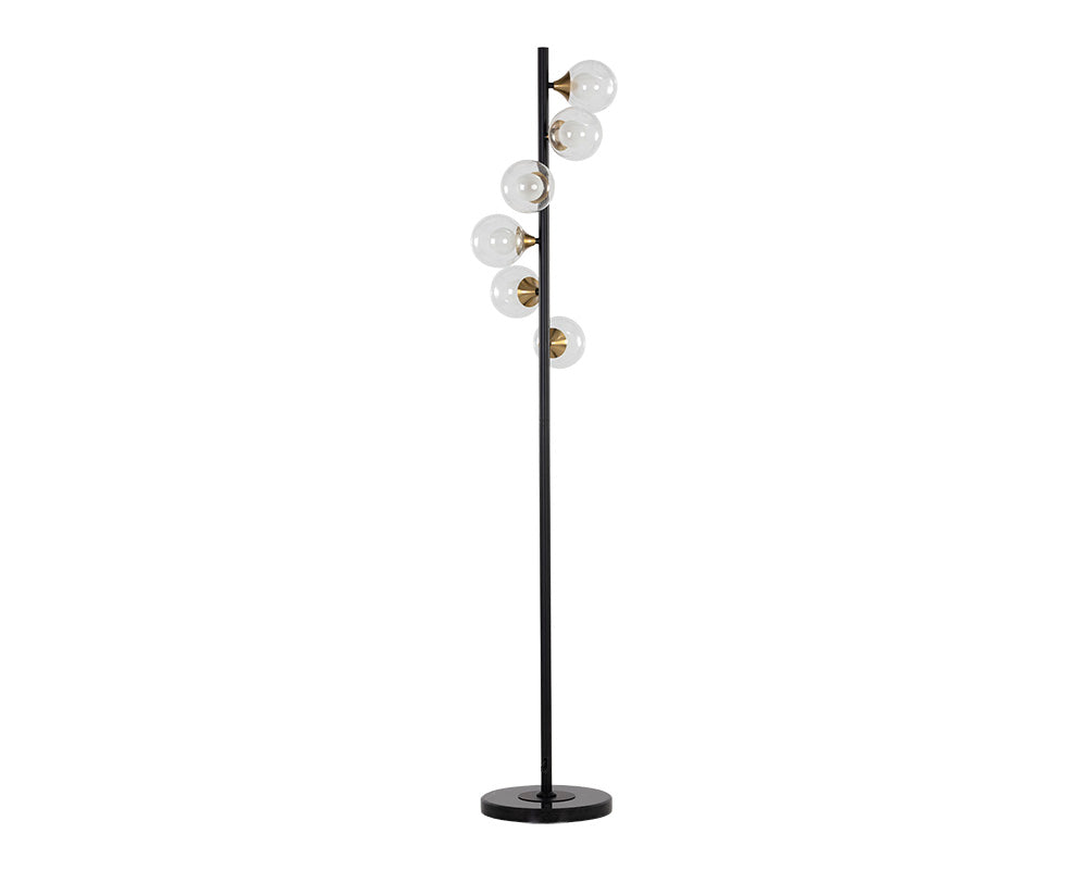 Spiraling Floor Lamp