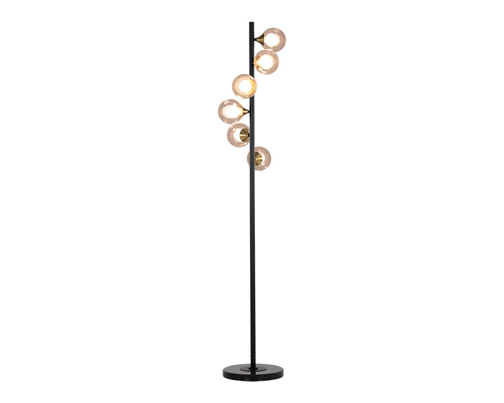 Spiraling Floor Lamp