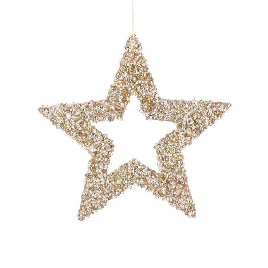 Champaign Star Christmas Tree Ornament