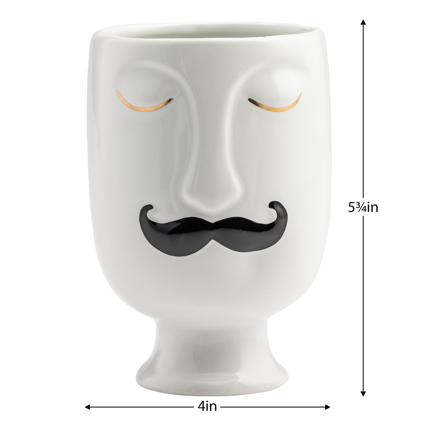 Mustache Planter