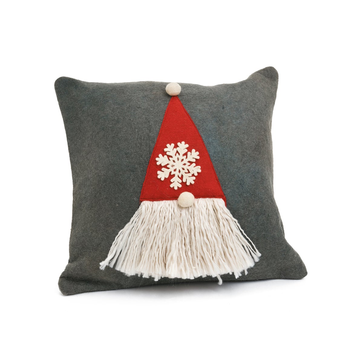 Grey and Red Santa Cushions