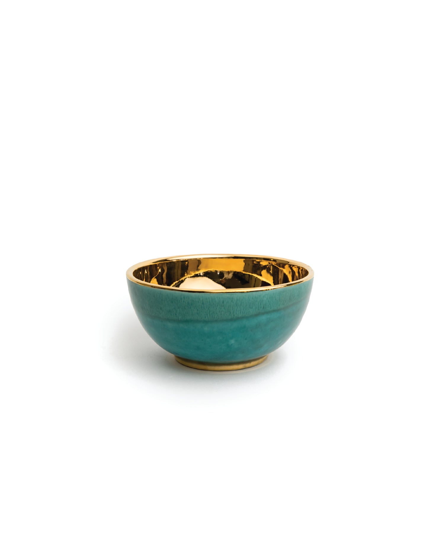 Gold And Colorful Ceramic Bowls