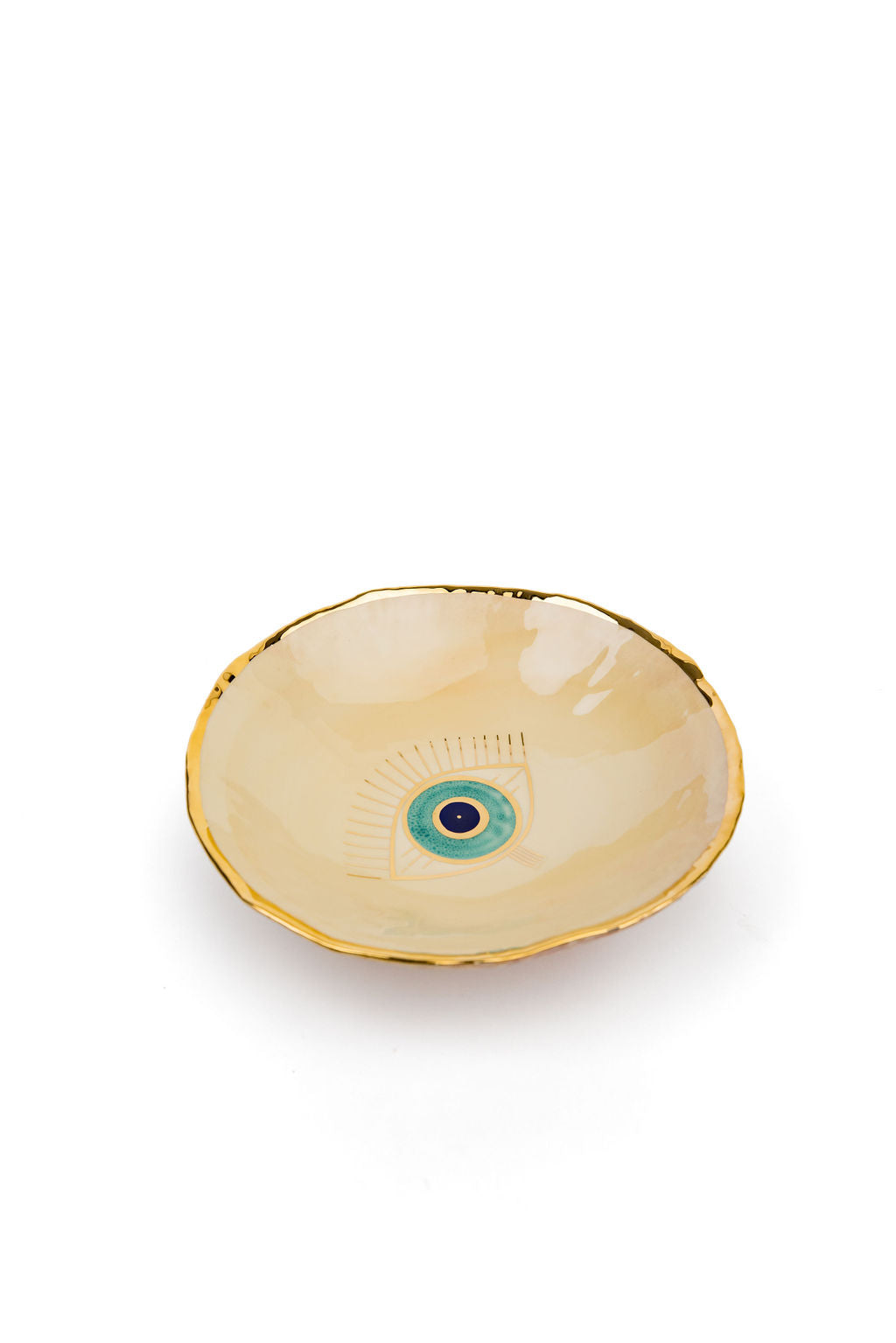 Bowl-nazar-evvil eye-gold-25.5