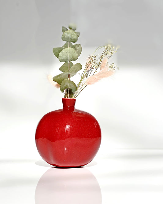 Pink Ceramic Pomegranate