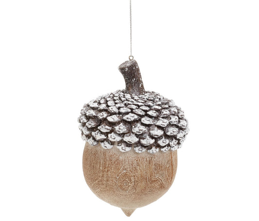 Acorn Christmas Ornament -  Large Acorn - Xmas Ornament - 6" Brown Acorn Ornament