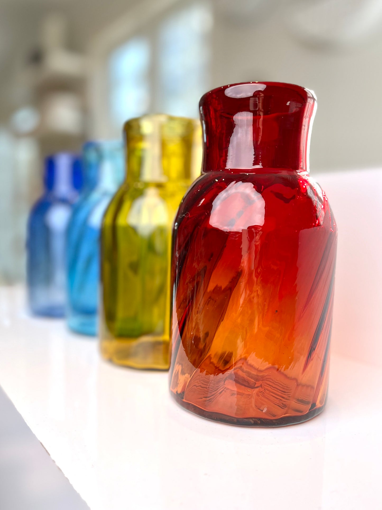 Colorful Glass Vase