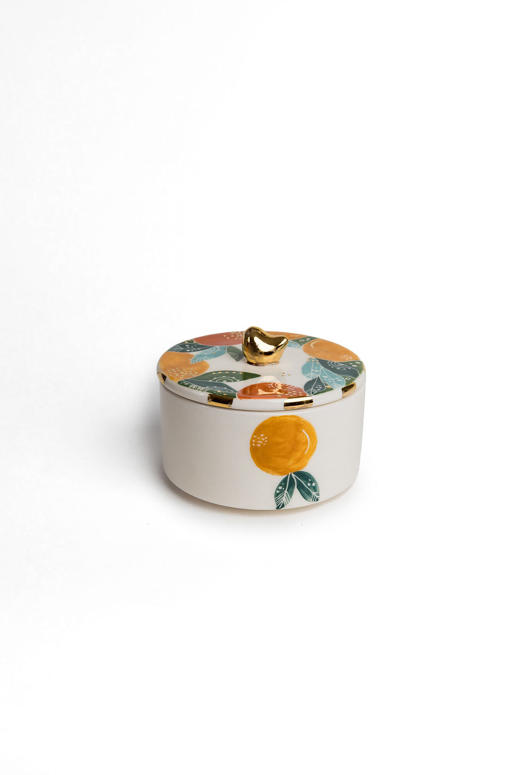 Orange Handmade Canister