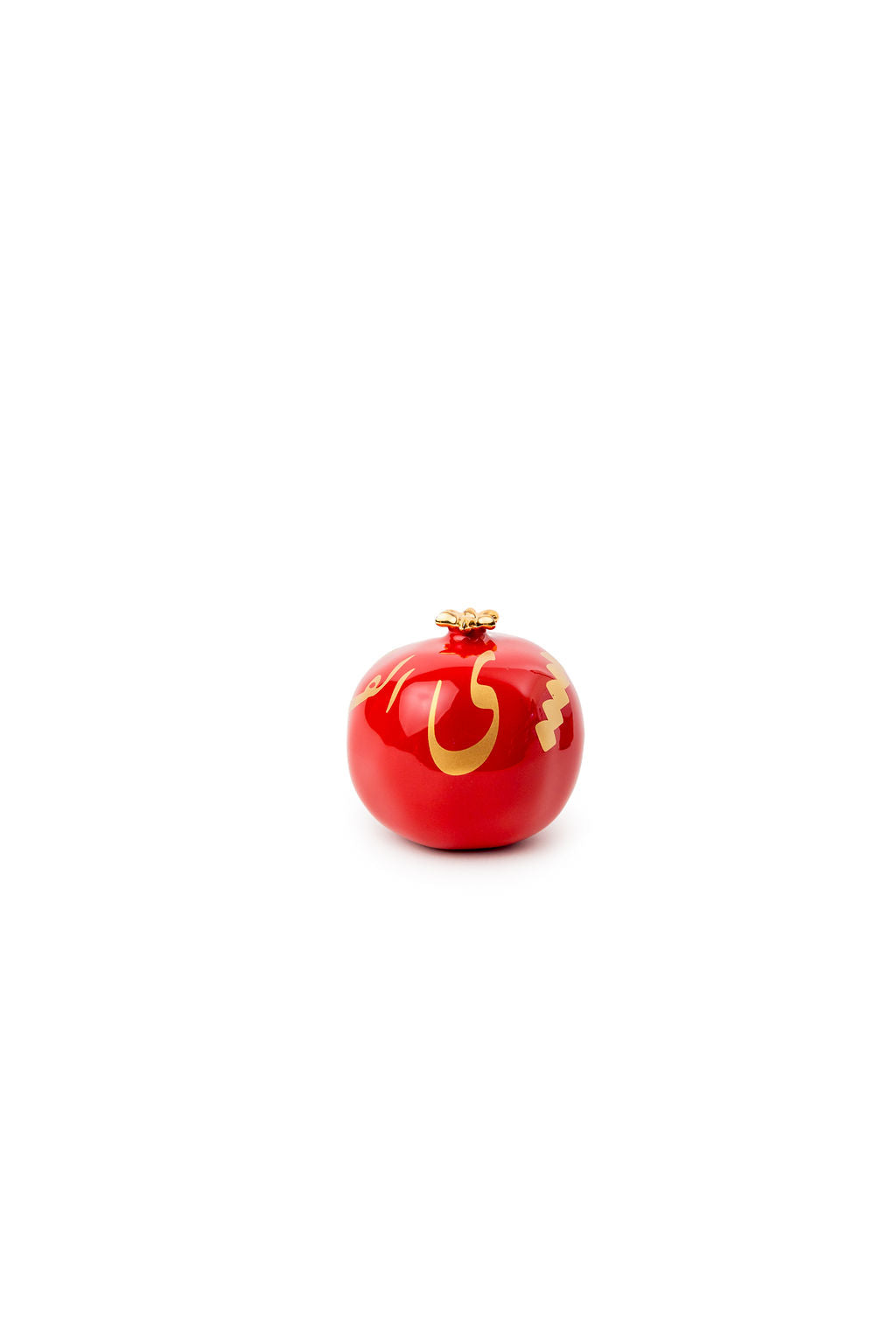 Alphabet Gold And Red Pomegranate