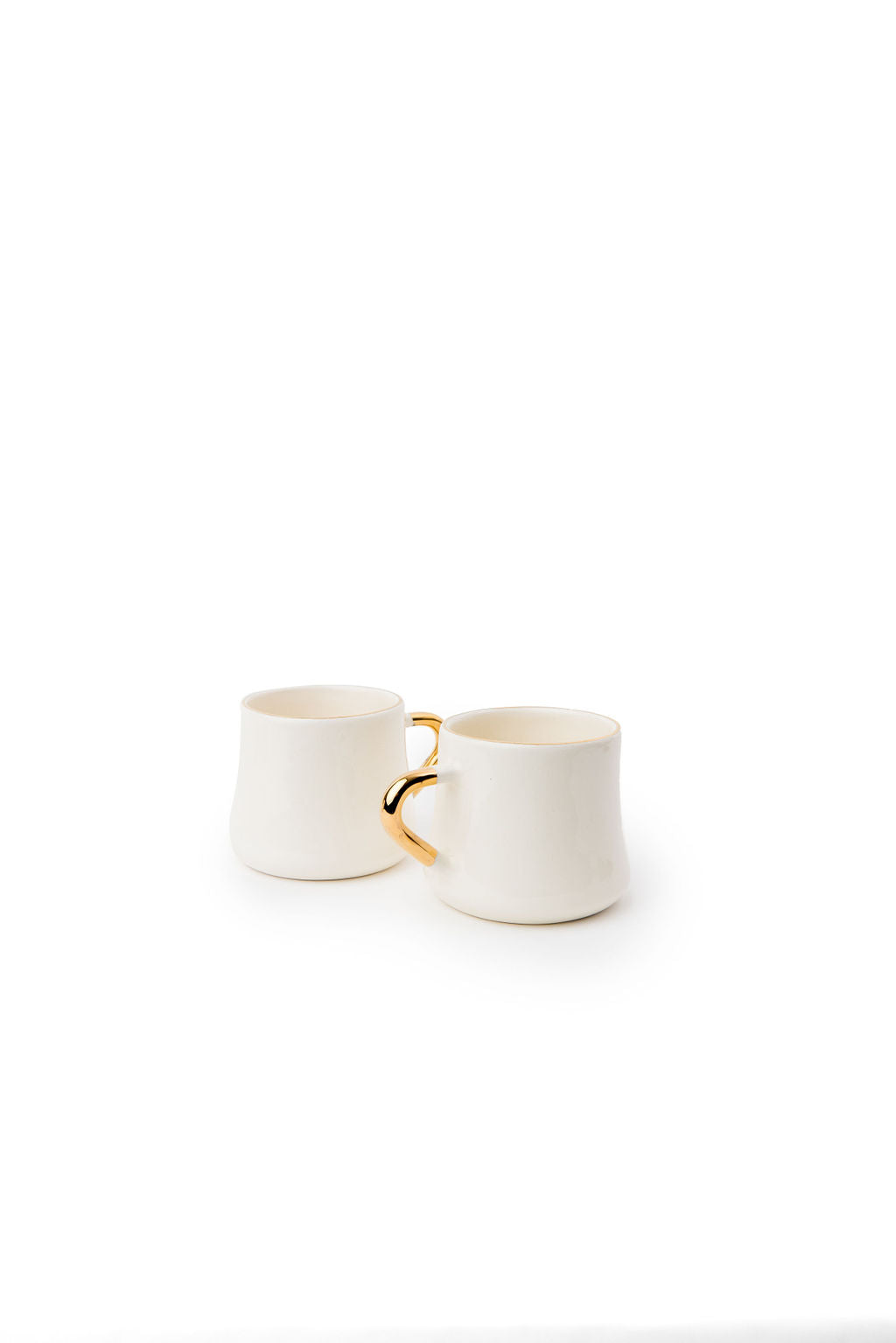 White And Gold Tea Cup