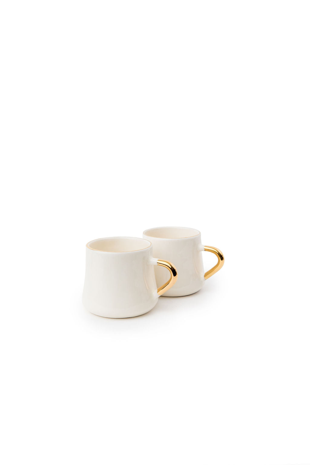 White And Gold Tea Cup