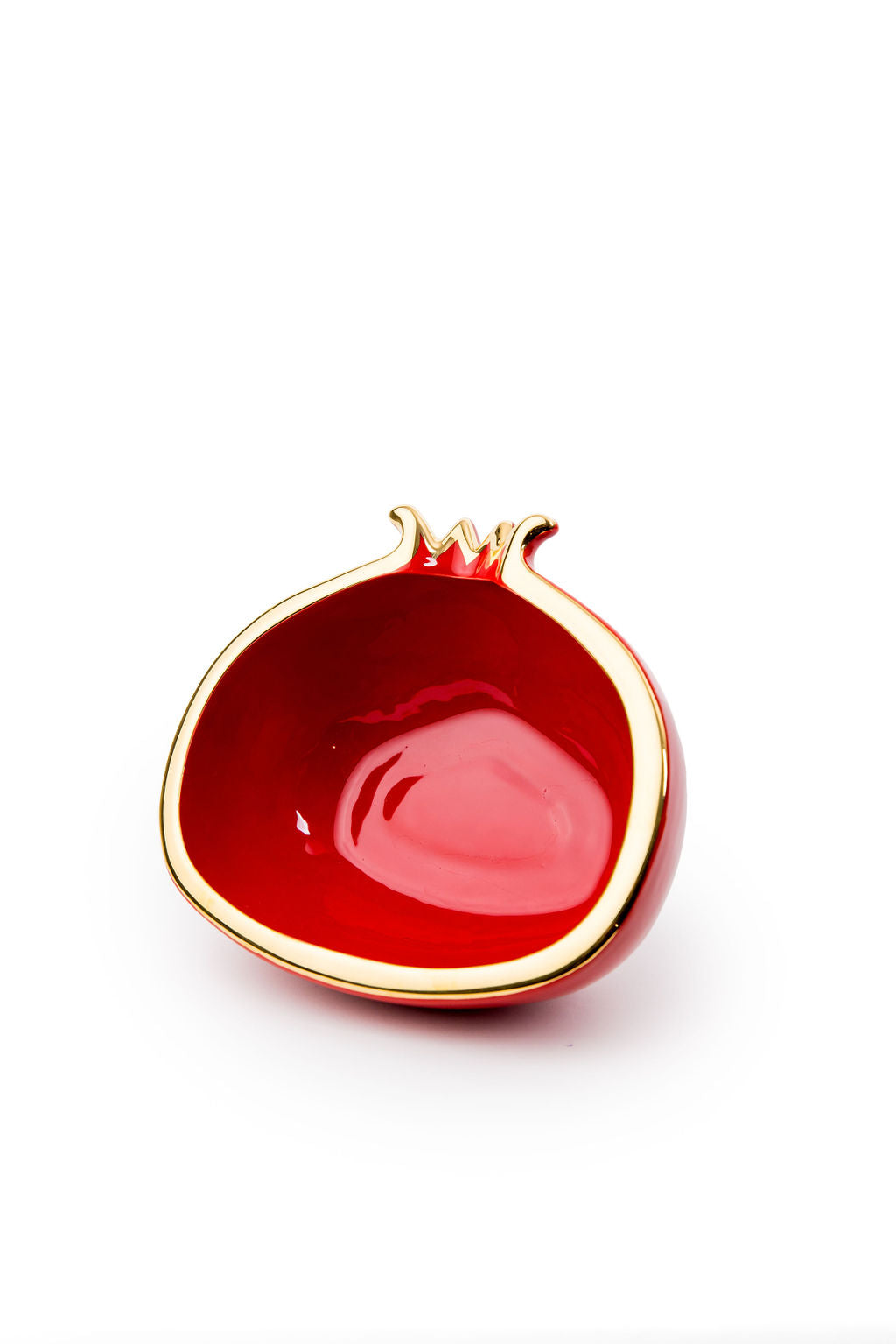 Red And Gold Pomegranate Bowls
