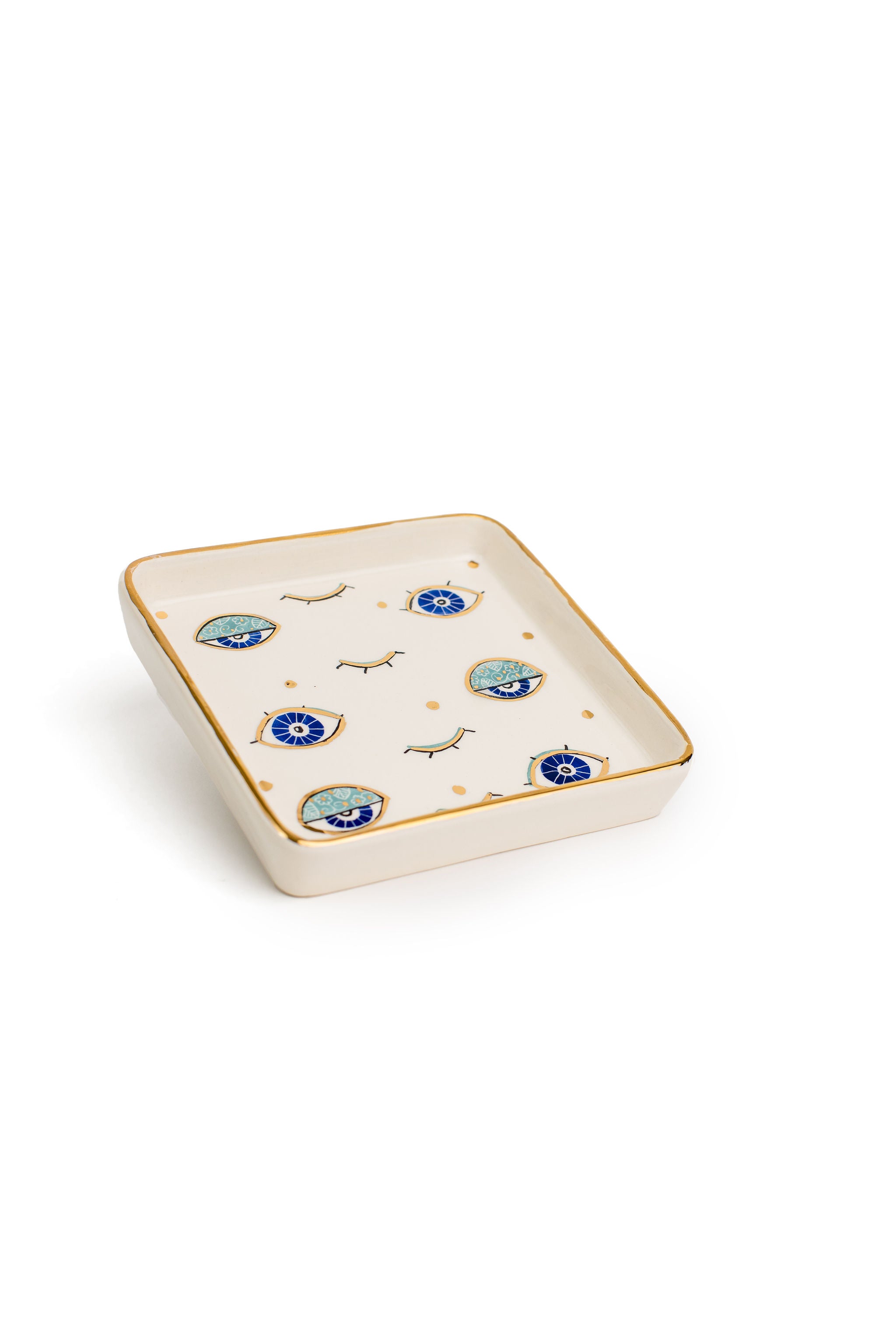 Blue Eye Square Plate