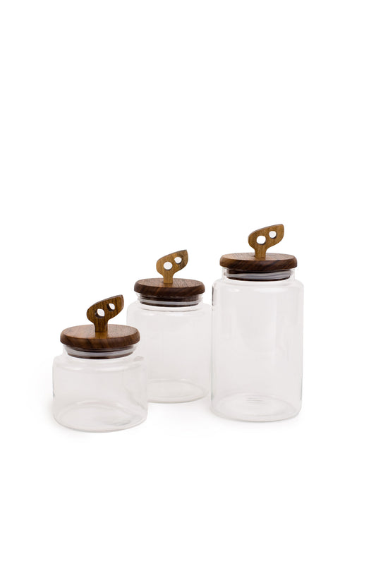 Hich Glass Canisters