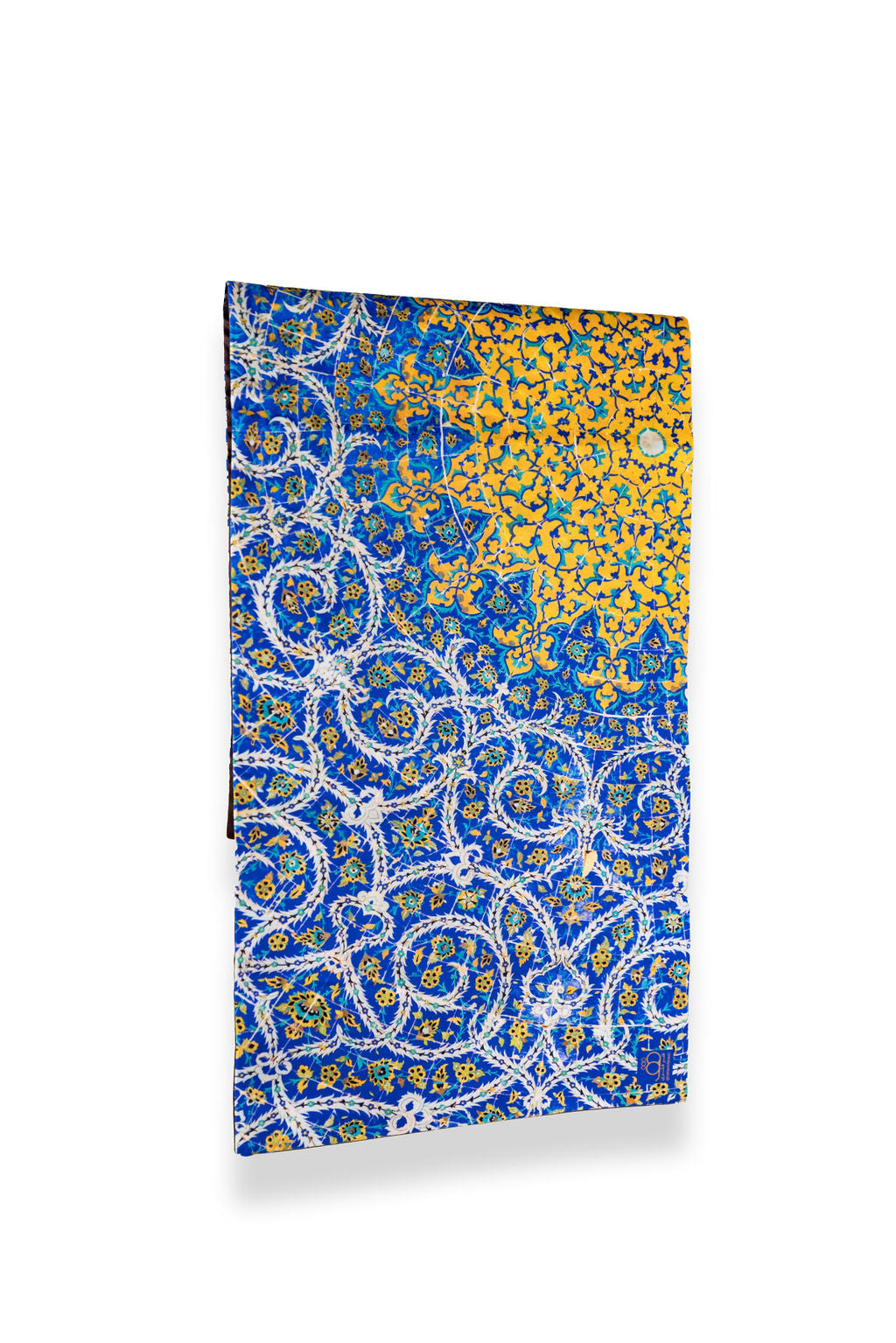Blue And Yellow Table Runner