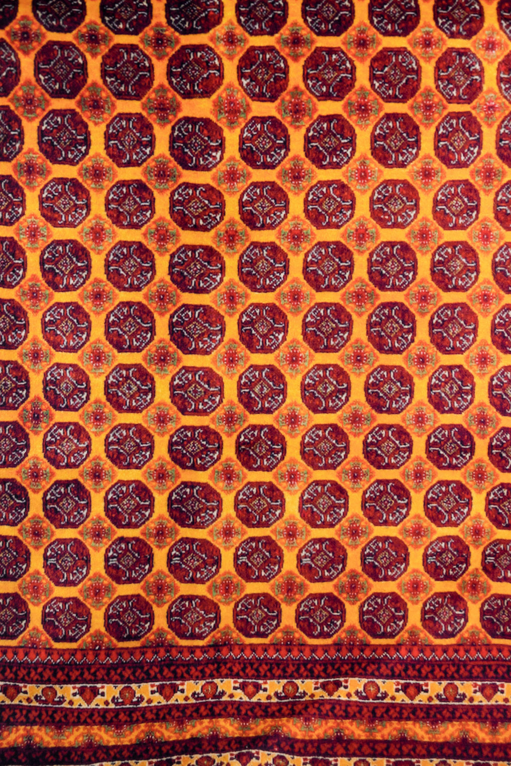 Orange Circles Table Runner