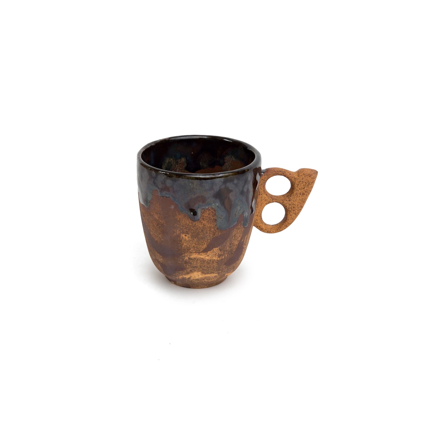 Drip Brown Marble Heech Mug