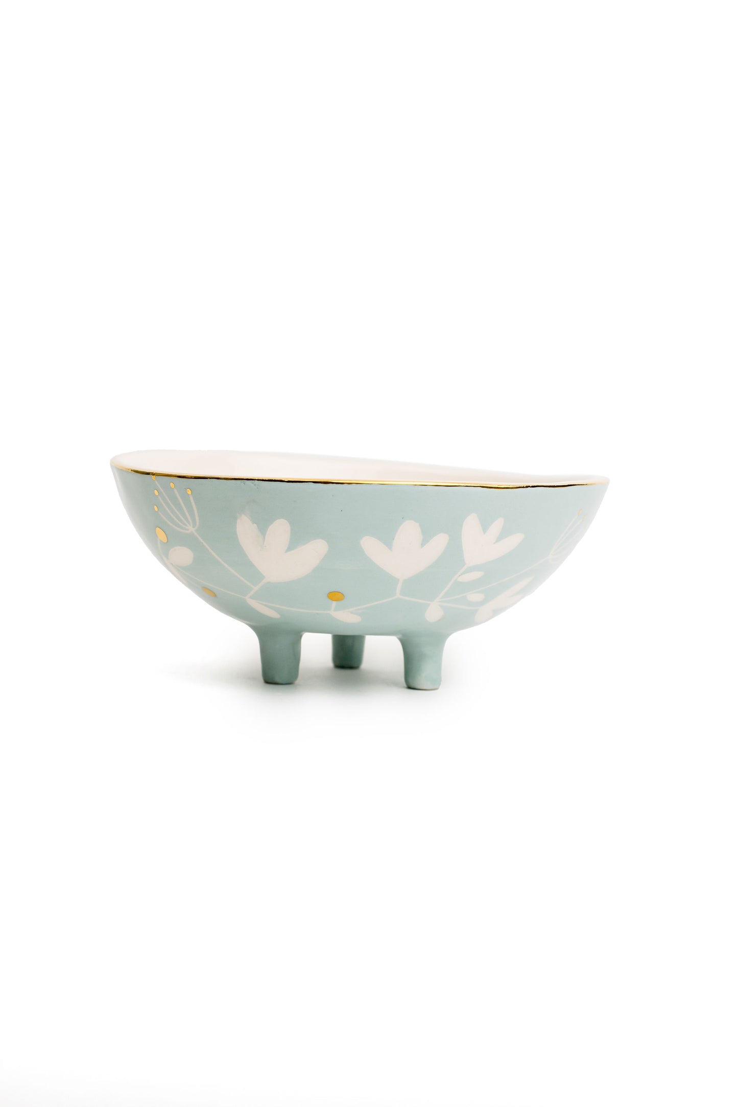 Floral Standing Bowl