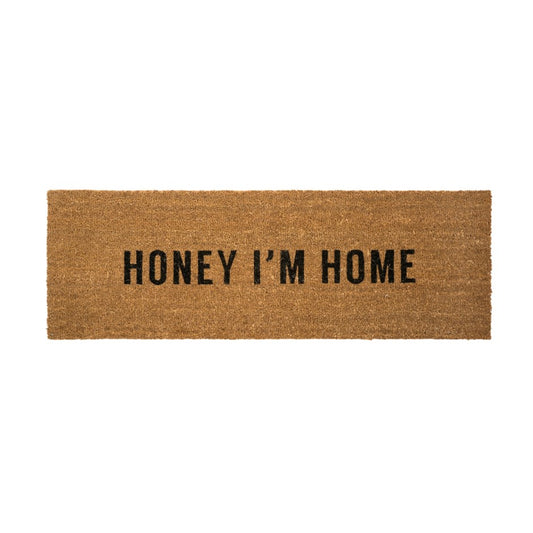 Honey I'm Home Coir Doormat