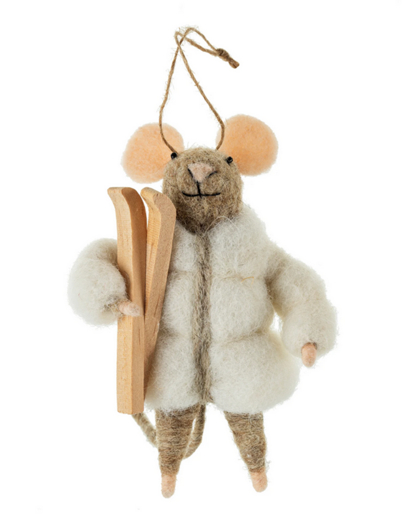 Montcler Skiing Mouse Ornament