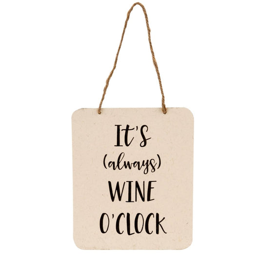 Wine O'clock Sign