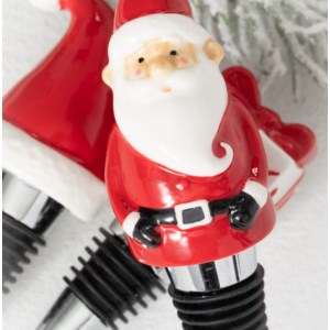 Happy Santa Wine Stoppers | Pack Of 3